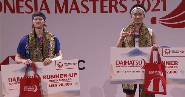Kết quả chung kết Giải cầu lông Indonesia Masters 2021