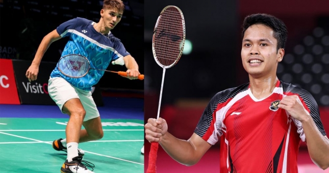 Tay vợt số 5 thế giới tiếp tục để thua đối thủ 19 tuổi ở vòng 1 Indonesia Mở rộng