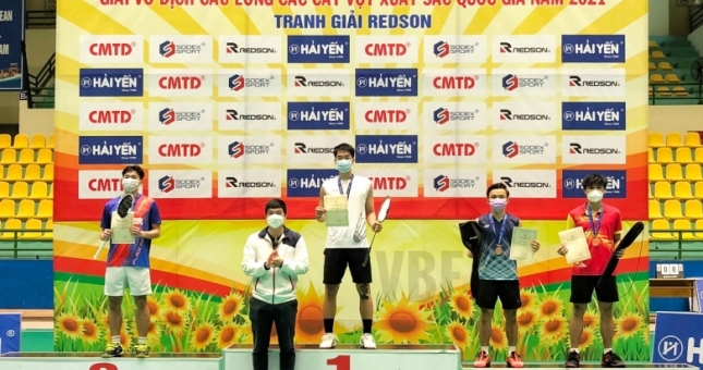 Tổng kết giải cầu lông các cây vợt xuất sắc quốc gia năm 2021: Bắc Giang nhất toàn đoàn