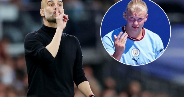 Tỏ ra kiêu ngạo, Haaland bị Pep 'dằn mặt'