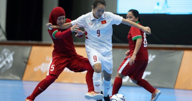 Indonesia rút lui, ĐT futsal nữ Việt Nam còn 3 đối thủ tại SEA Games 31