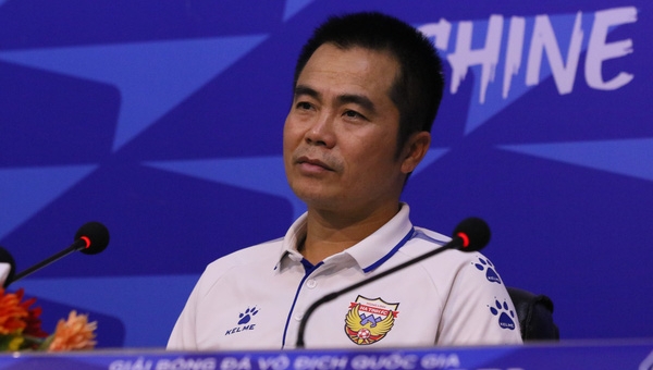 HLV Phạm Minh Đức: 'Khoảnh khắc của Tiến Linh thay đổi cả trận đấu'