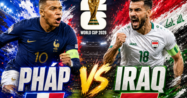 Trực tiếp bóng đá Pháp vs Iraq: Đã có đội hình