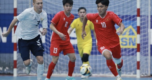 Trực tiếp futsal Việt Nam 0-0 Nga: Nhập cuộc hứng khởi