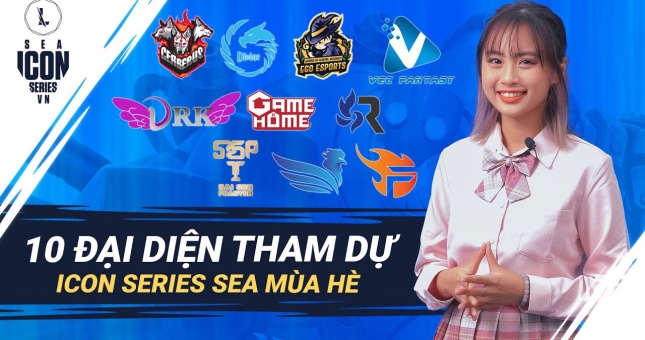 10 đội tuyển mạnh nhất sẵn sàng tranh tài tại Icon Series SEA Mùa Hè 2021