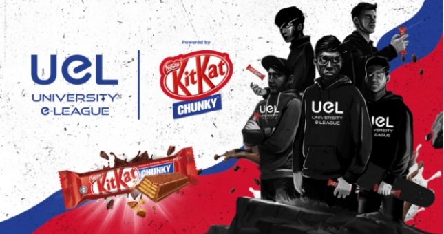 KITKAT CHUNKY hợp tác với giải đấu thể thao điện tử Malaysia University e-League