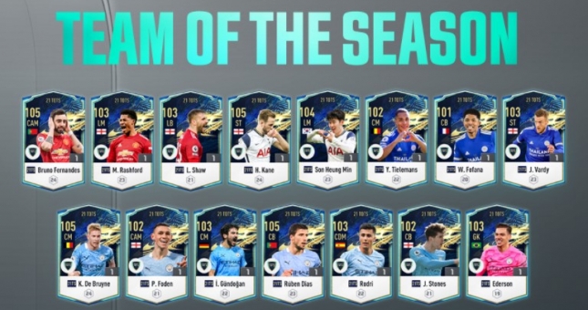 Dàn cầu thủ 21TOTS chính thức lộ diện trong FIFA Online 4