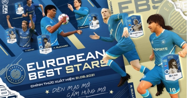 FIFA Online 4 ra mắt thẻ cầu thủ European Best Stars (EBS)