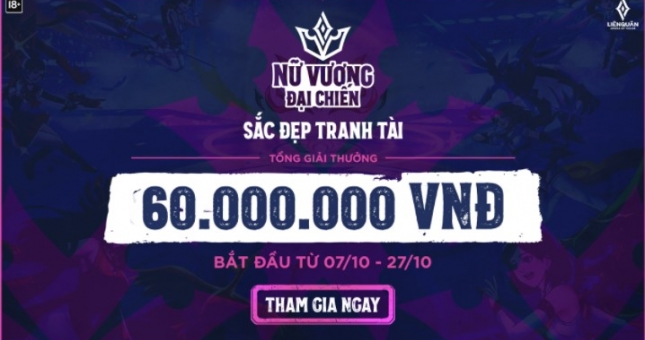 Liên Quân Mobile: Giải đấu online Nữ Vương Đại Chiến 2021 chính thức khởi tranh