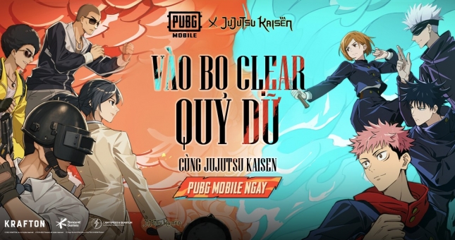 PUBG MOBILE: Các Chú thuật sư JUJUTSU KAISEN chính thức đến với đấu trường