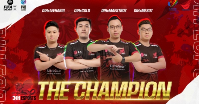 SEA Games 31: DIH Esports F4 đại diện Việt Nam tham gia tranh tài bộ môn FIFA Online 4