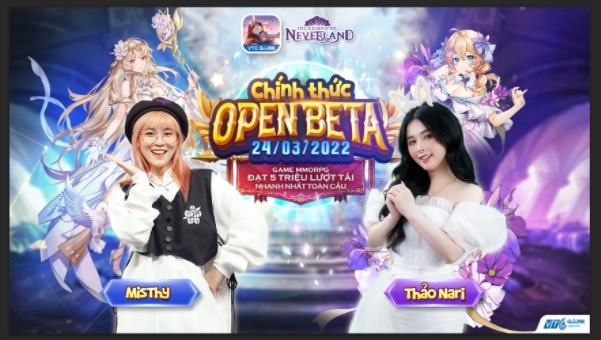 Game Open World do Misthy và Thảo Nari làm đại sứ chính thức ra mắt vào ngày 24/03/2022: Bộ cài siêu nhẹ, tự do chuyển đổi class, nhiệm vụ 'Never-end'