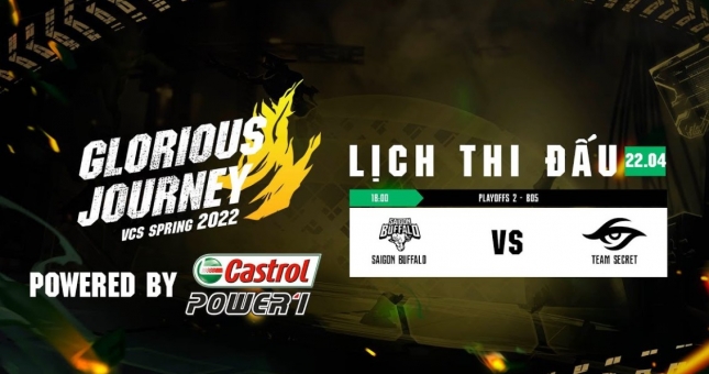 Trực tiếp VCS Mùa Xuân 2022 hôm nay 22/4