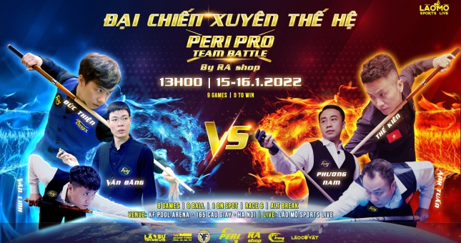 Đại chiến Xuyên thế hệ lần đầu tiên trong bộ môn billiard tại Việt Nam