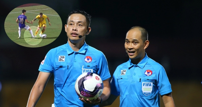 Trận Hà Nội vs HAGL có sai phạm, trọng tài chính đối diện án phạt nặng?