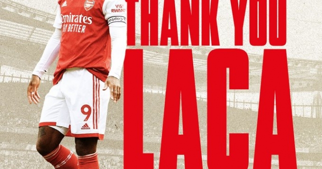 Arsenal chính thức chia tay đội trưởng Lacazette