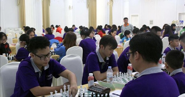 Khởi tranh giải cờ vua đồng đội toàn quốc 2021