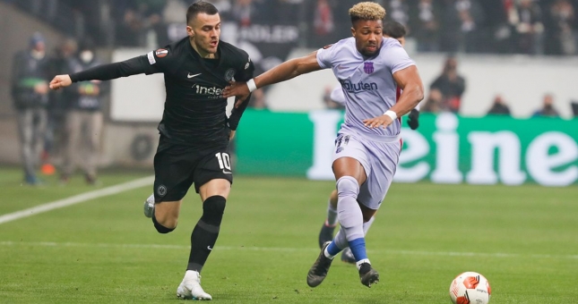 VIDEO bàn thắng Frankfurt-Barca (Tứ kết Europa League 2021/2022)