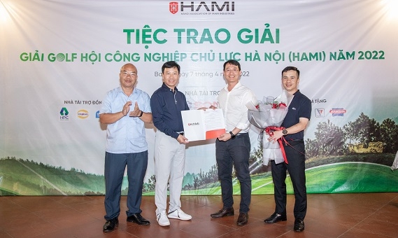 Khép lại thành công Giải Golf Hội công nghiệp chủ lực Hà Nội 2022