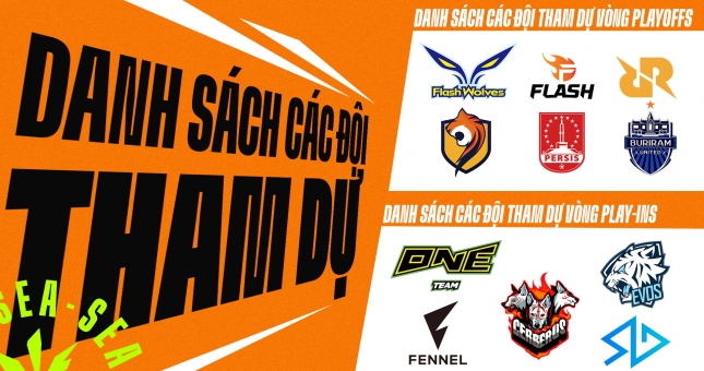 11 đội tuyển tranh tài tại Vòng chung kết Wild Rift Champions SEA 