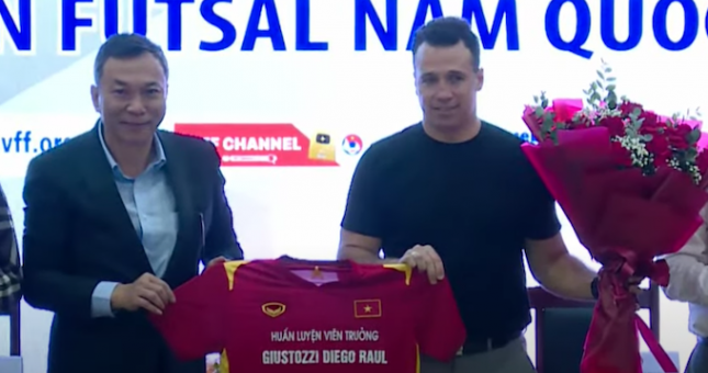HLV Diego Raul Giustozzi: 'Ước nguyện của tôi là làm futsal Việt Nam tốt hơn nữa'