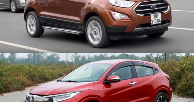 So sánh Ford EcoSport và Honda HR-V: SUV 5 chỗ nào tốt hơn