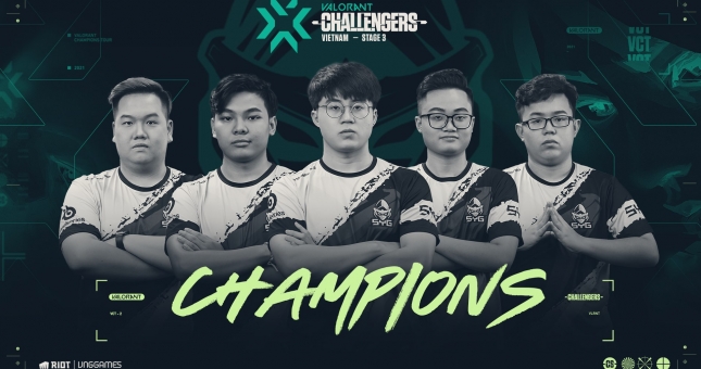 Đội tuyển SYG vô địch giải đấu Valorant Challengers Vietnam Stage 3 - Challengers 1