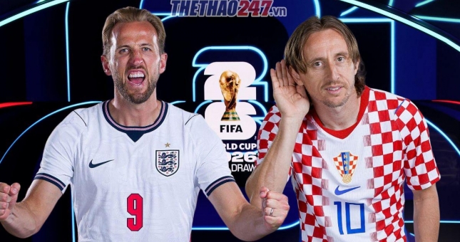 Trực tiếp bóng đá Anh vs Croatia, 3h00 hôm nay 18/6