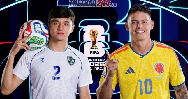 Xem trực tiếp Uzbekistan vs Colombia - World Cup 2026 ở đâu?