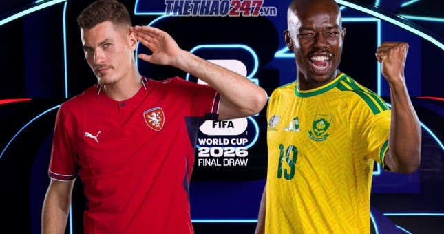 Link xem trực tiếp CH Séc vs Nam Phi hôm nay 18/6 trên VTV - World Cup 2026
