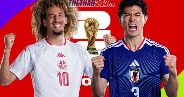 Trực tiếp bóng đá Tunisia vs Nhật Bản, 11h00 hôm nay 21/6