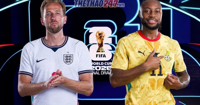 VTVgo VTV3 trực tiếp Anh vs Ghana, 3h00 ngày 24/6 - World Cup 2026