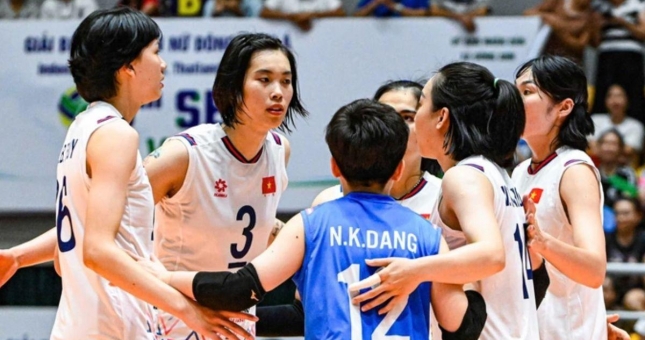 Trực tiếp bóng chuyền nữ Việt Nam 1-0 Philippines: Đôi công rực lửa