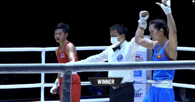 Hạ tay đấm đẳng cấp Olympic, Nguyễn Thị Tâm tiến thẳng vào chung kết