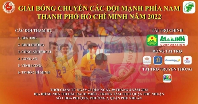 Công bố tiền thưởng 'khủng' của giải bóng chuyền các đội mạnh phía Nam 2022