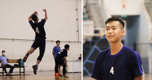 Nam sinh 14 tuổi cao 1m84: Phát bóng bão với chuỗi 13 điểm