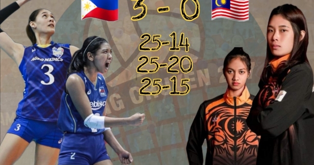 Thắng lớn trận ra quân, bóng chuyền nữ Philippines gửi lời thách thức tới những đội muốn giành HCV