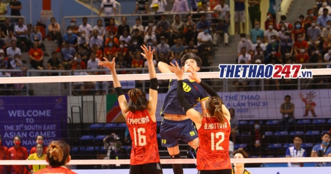 Chung kết bóng chuyền nữ SEA Games 31: Việt Nam đại chiến Thái Lan