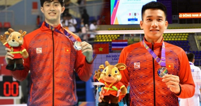 Hai nam thần bóng chuyền trên tuyển đổ bộ giải hạng A 2022