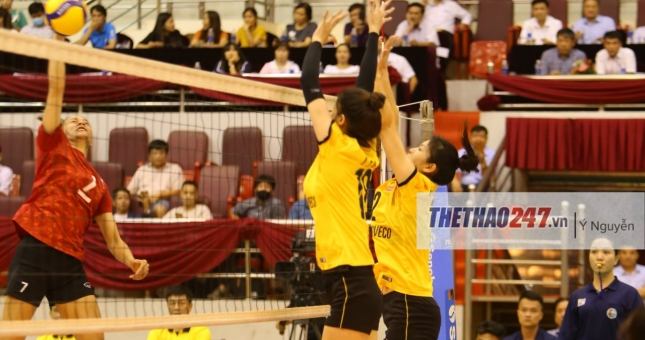 Trực tiếp bóng chuyền nữ Ninh Bình Doveco 3-0 Than Quảng Ninh: Kết thúc nhanh chóng
