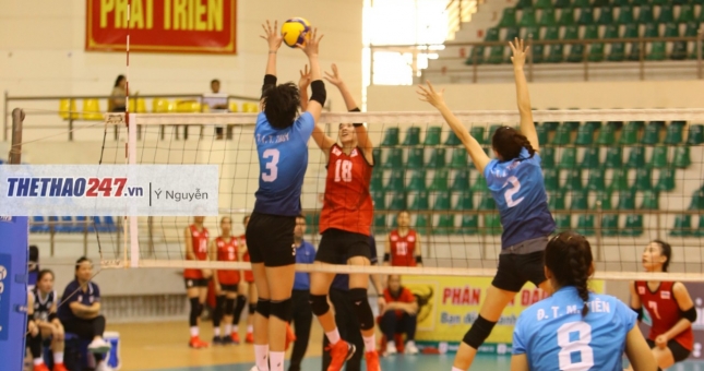 Thắng dễ Viettinbank, bóng chuyền nữ Long An hẹn Than Quảng Ninh ở bán kết