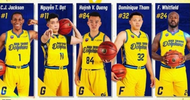 Danh sách Nha Trang Dolphins tham dự giải bóng rổ VBA 2022