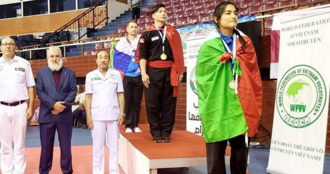 VĐV võ Cổ Truyền Việt Nam '1 chọi 20 VĐV' giành 2 HCV thế giới
