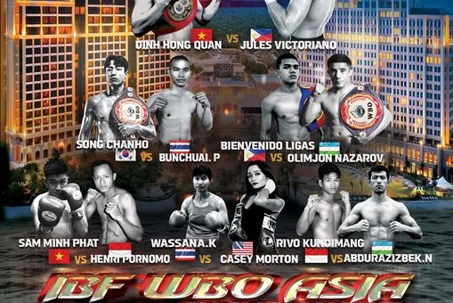Sự kiện tranh đai IBF và WBO ASIA Championship trở lại cuối tháng 7
