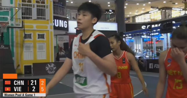 Trung Quốc 'hủy diệt' tuyển bóng rổ nữ U23 Việt Nam, tỷ số 21-2