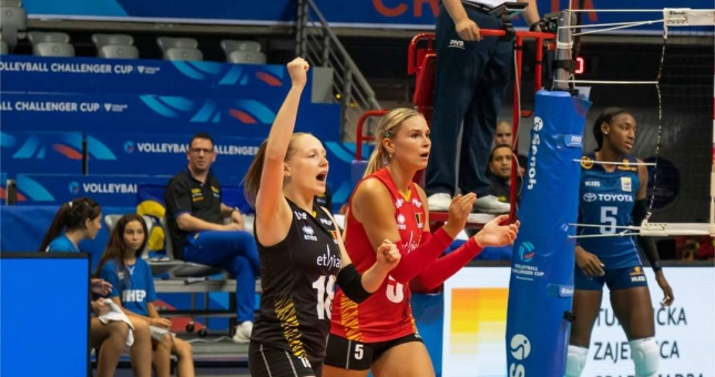 Xác định 4 đội bóng vào chung kết giải bóng chuyền Challenger Cup 2022