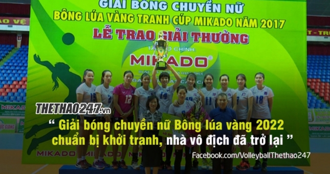 Geleximco Thái Bình 'hồi sinh' giải bóng chuyền nữ Bông lúa vàng