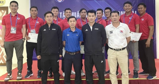 Bế mạc tập huấn giám sát trọng tài, trọng tài giải bóng đá bãi biển quốc gia 2022