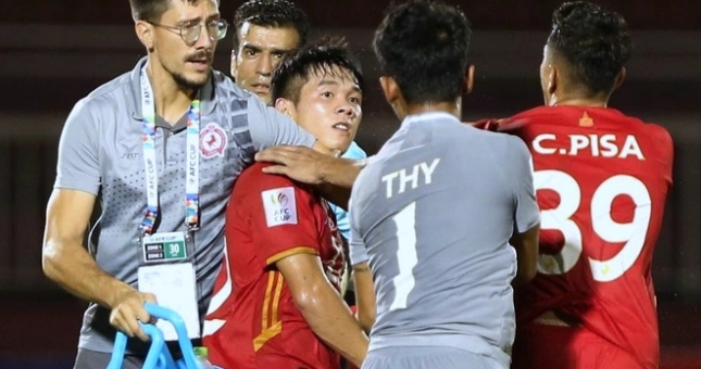 Bị loại cay đắng, đại diện Campuchia để lại hình ảnh xấu xí tại AFC Cup