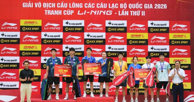 GIẢI VÔ ĐỊCH CẦU LÔNG CÁC CLB QUỐC GIA 2026 - TRANH CÚP LI-NING LẦN THỨ II: MỘT MÙA GIẢI THÀNH CÔNG VỚI NHIỀU DẤU ẤN